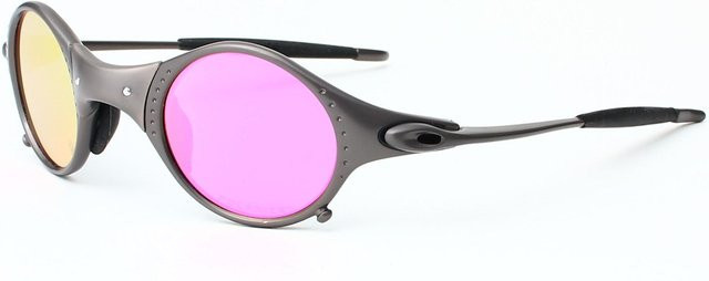 Binchi Outdoor Equipment Sonnenbrille, Vollrand, rund, Metall, pink, polarisiert, Unisex - Bild 1