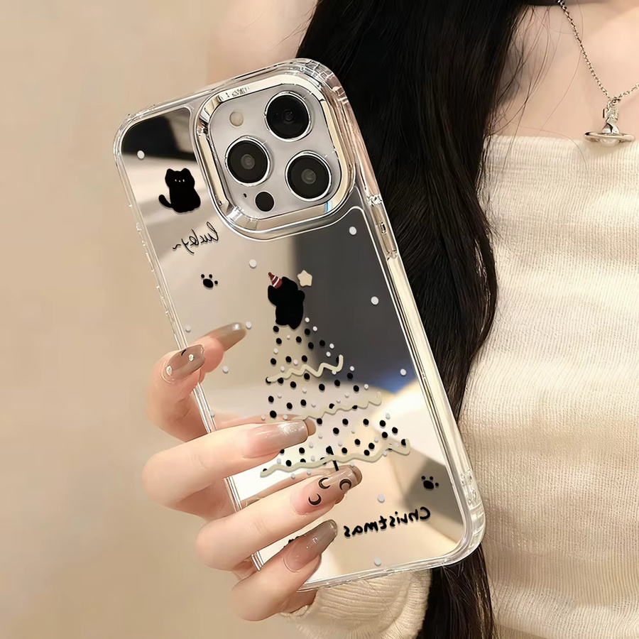 Luxus Make-Up Spiegel Handyhülle für Apple iPhone 11 bis 17 Pro Max, transparent - Bild 5