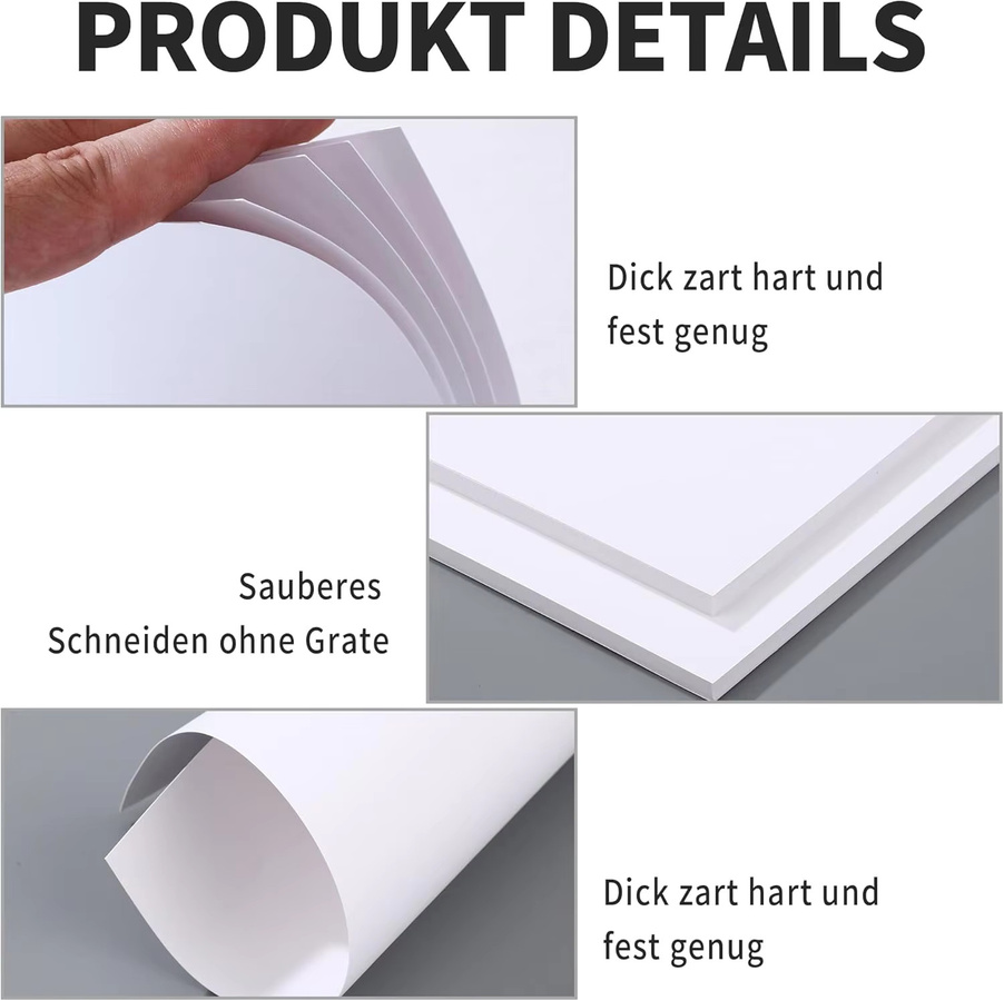 Spiralgebundenes Kunst-Skizzenbuch für Profis, 35 Blatt weißes Zeichenbuch mit 120 g/m2, Format A4 - Bild 3