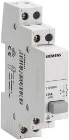 Siemens Taster Grau 20 A 1 Schließer 1 Öffner 5TE4810 - Bild 1