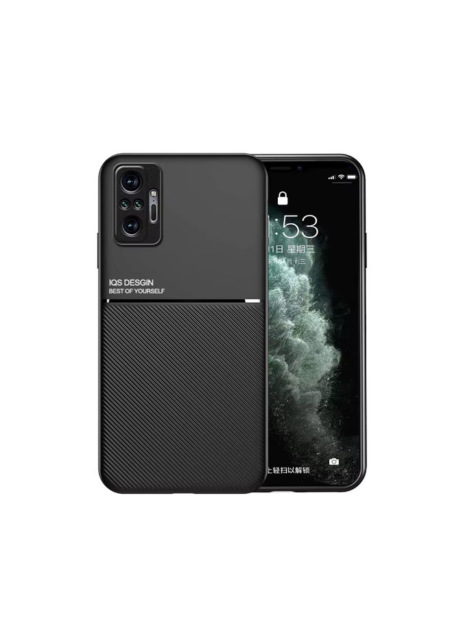 Magnetische Schutzhülle für Xiaomi Redmi Note 14 Pro Plus 11 10 9 Pro 11S 10S 9S in Schwarz und Grün, Matte Anti Slip Handyhülle - Bild 4