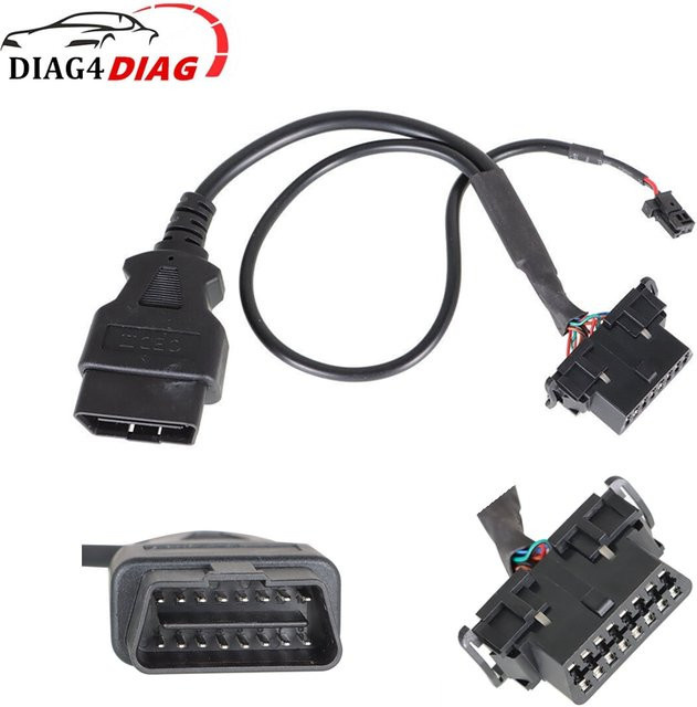 Auto OBD 16PIN Adapter für Sicherheit Tür Bypass OBD2 Kabel passend für Dodge Cummins RAM HD 2018-2020 in Schwarz - Bild 1