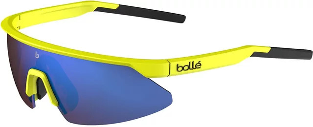 Bollé Micro Edge Sonnenbrille, Halbrand, Wrap, Kunststoff, Gelb, Unisex - Bild 1