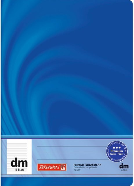 Brunnen Schulheft Vivendi Lineatur dm in Blau A4 - Bild 1