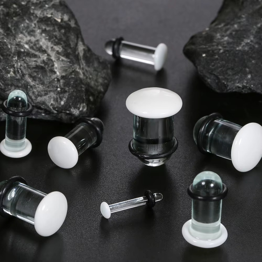 Casvort Ohrmessgeräte, Pyrex-Glas, Weiß, Unisex - Bild 2