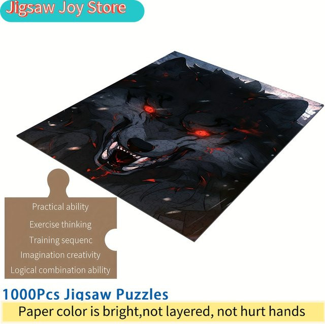 Porta Wolf King Puzzle, 1.000 Teile - Bild 1