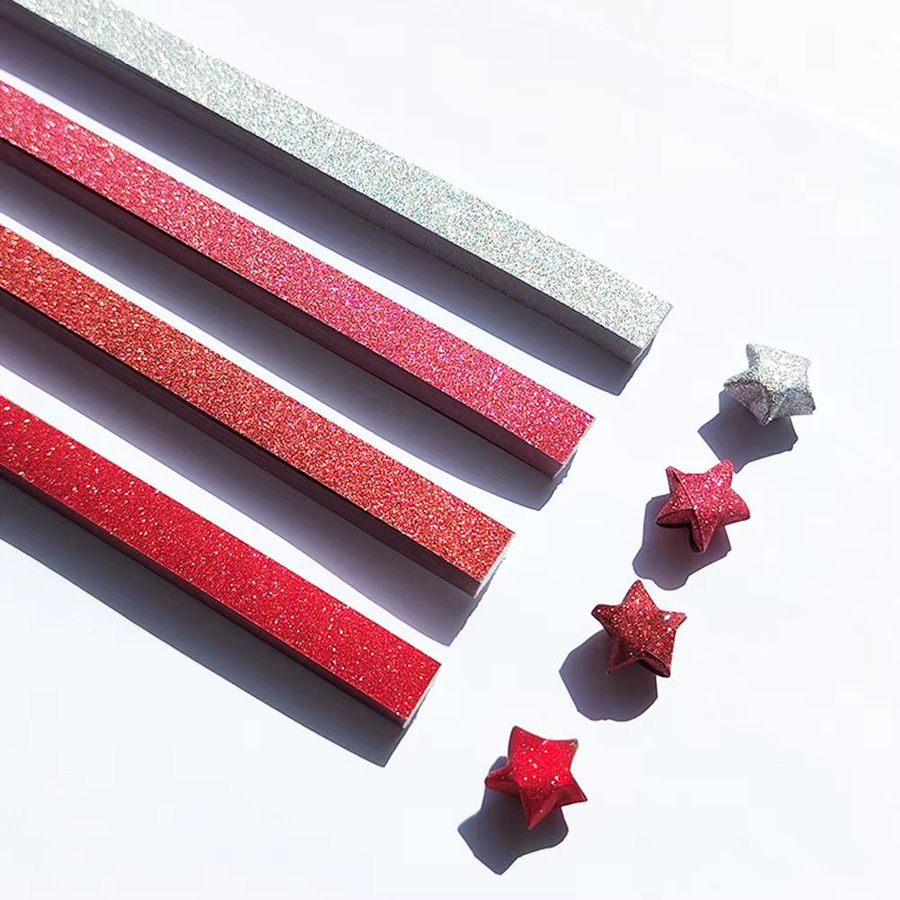 540 Blatt Buntes Stern-Origami-Papier Einseitig Bedruckt für Kunsthandwerk und Scrapbooking in Multicolour - Bild 2