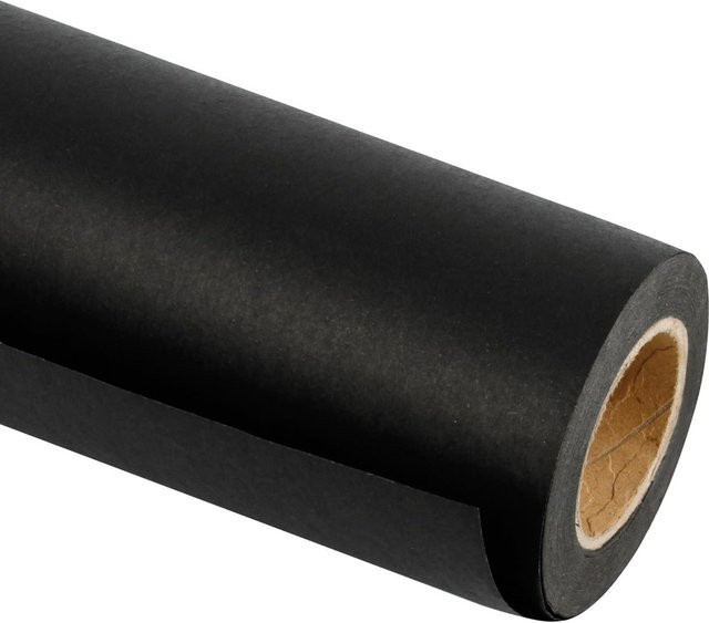 Schwarzes Kraftpapier für Geschenkverpackungen und Kunsthandwerk, Breite: 50 cm, Länge: 10 m - Bild 1