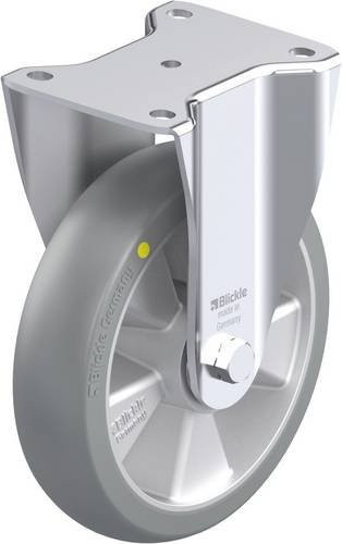 Blickle Stahlblech-Bockrolle BH-ALTH 200K-AS-CO in Silber, Rad-Durchmesser: 200 mm, Tragfähigkeit: 800 kg - Bild 1