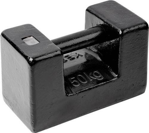 Kern M3 Blockgewicht aus Gusseisen in Schwarz, 50 kg - Bild 1