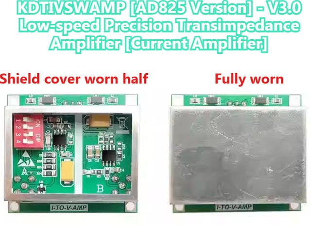AD825 Transimpedanzverstärkermodul PD Photoelektrischer Erkennungsverstärker TIA-Verstärker mit Vierbereichs-Umschaltung KDTIVSWAMP-040 in Grün - Bild 1