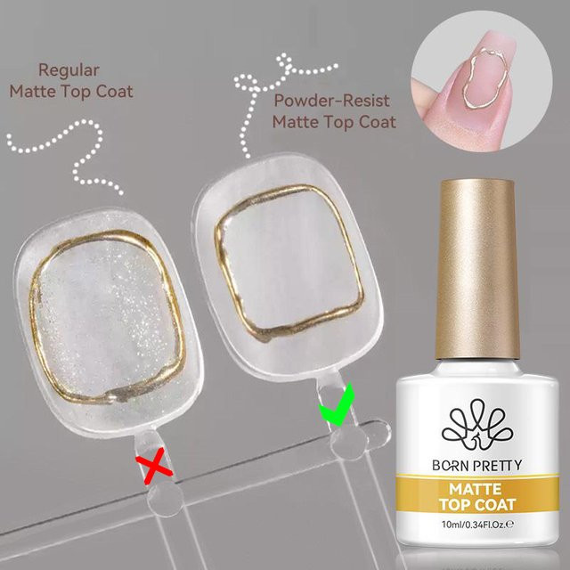 BORN PRETTY Matt Top Coat, 10 ml - Bild 1