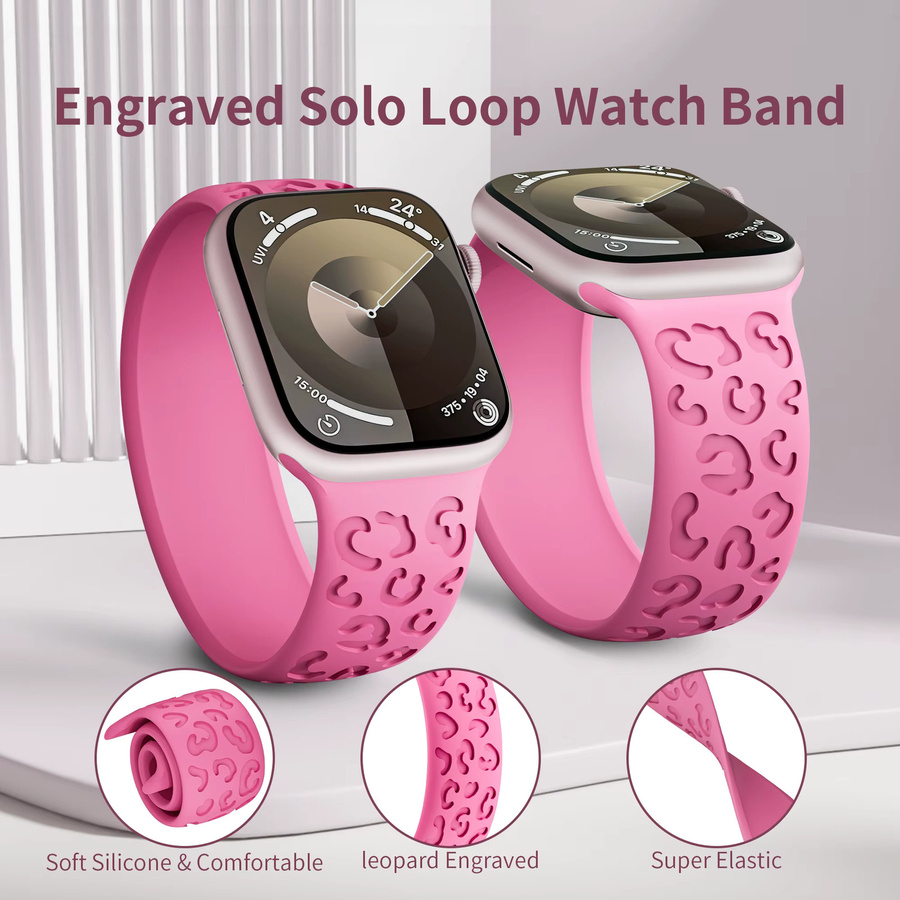 EIMO Uhrenarmband Silikon, dehnbar, Bunt, Unisex - Bild 2