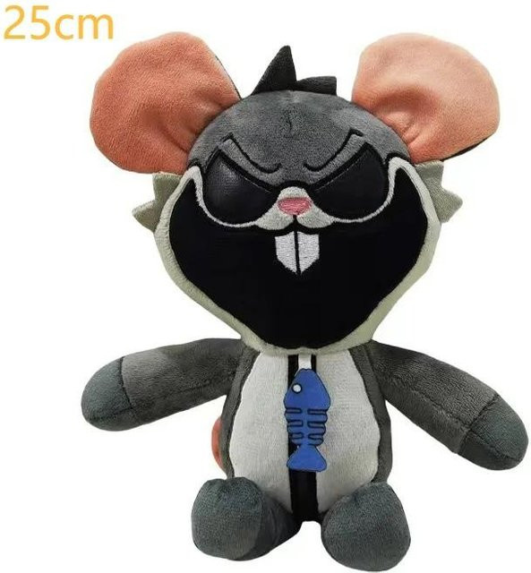 Bliboli Nightmare Critters Plüschtier, Stofftier Puppe, Bunt / Mehrfarbig, Grau - Bild 1