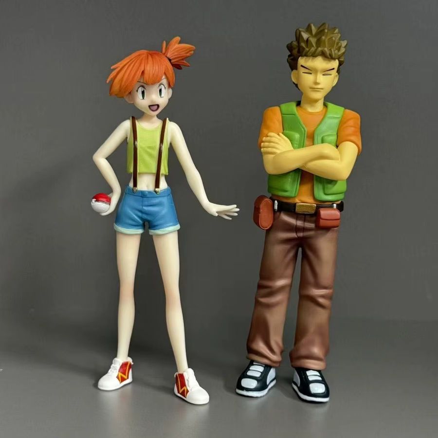 Bandai Anime Pokemon Sammelfigur Ash Ketchum Brock Misty aus PVC, Höhe: 13 cm - Bild 2