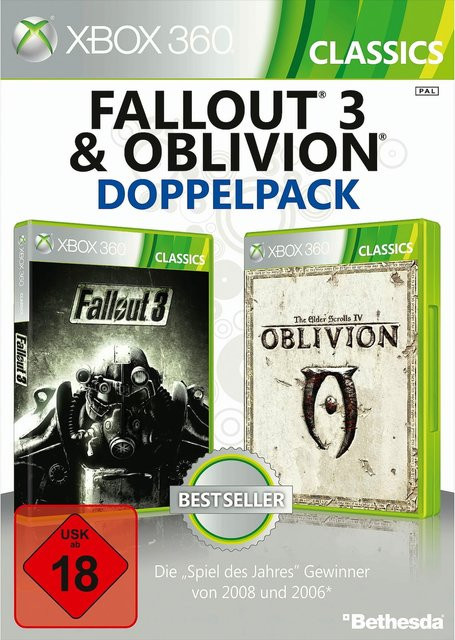 Fallout 3 und The Elder Scrolls IV: Oblivion Doppelpack für PC von Bethesda Softworks Rollenspiel - Bild 1
