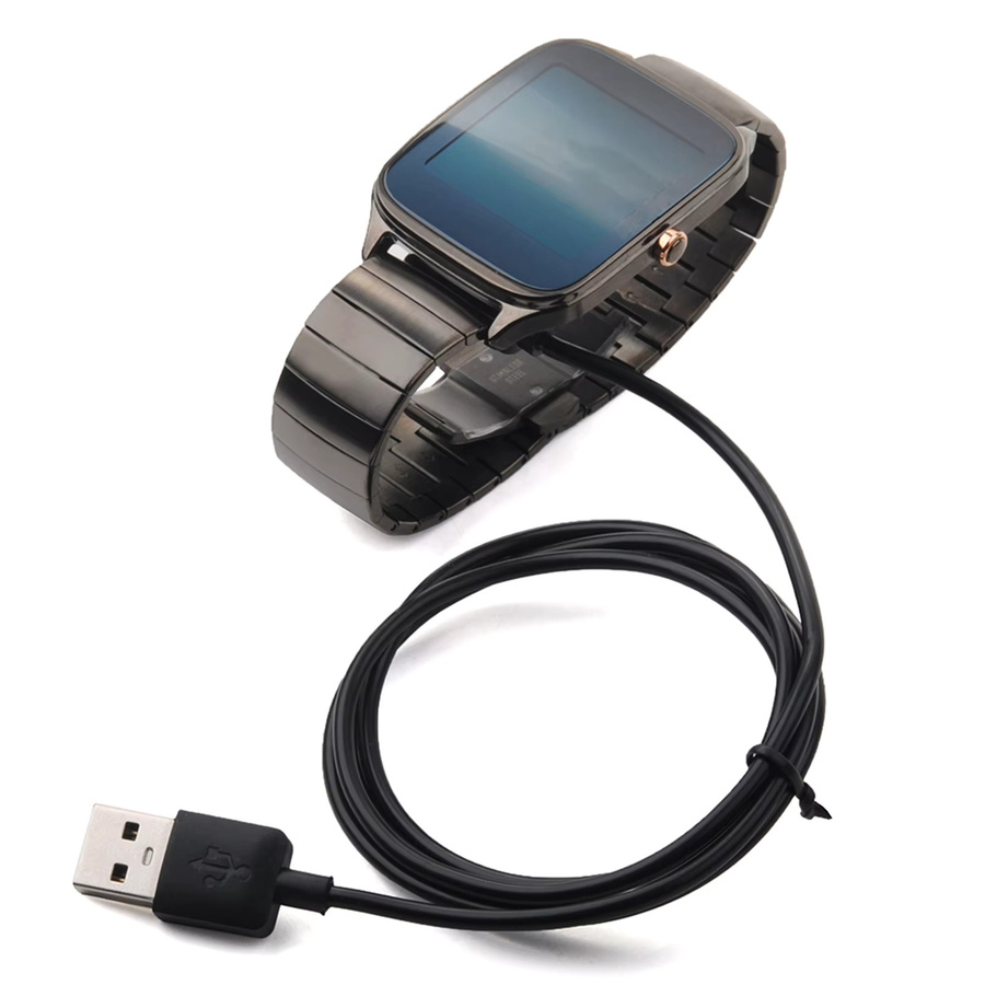 Asus ZenWatch 2nd Smartwatch-Ladekabel mit USB-Schnittstelle und magnetischem Anschluss, Schwarz, Länge: 1 m - Bild 2