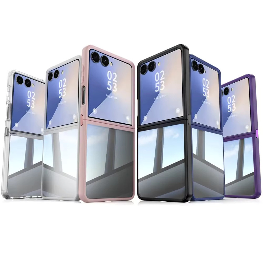 Transparente Schutzhülle aus TPU und PC für Samsung Galaxy Z Flip 7 FE 6 5G - Bild 1