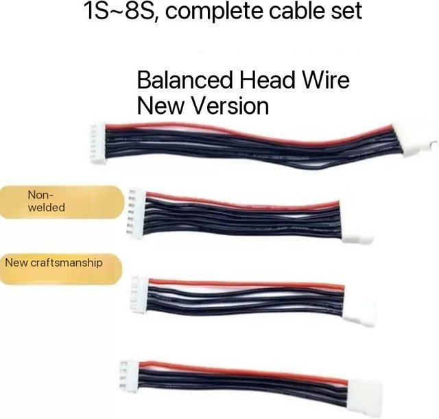 BANGSHE LiPo Batterie Balancing Ladegerät Stecker Dual-End Balance Kabel für RC Modelle 1S bis 8S männlich/weiblich - Bild 1