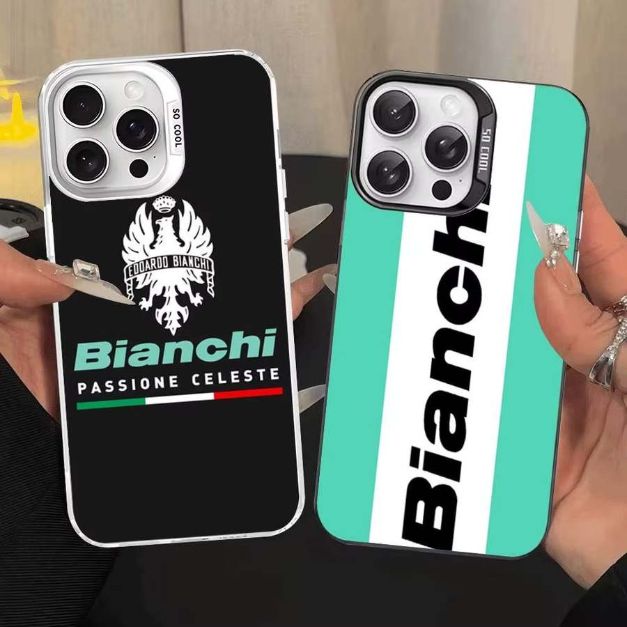 B-Bianchi Logo Handyhülle für iPhone 11 bis iPhone 17 Pro Max in Multicolor - Bild 6