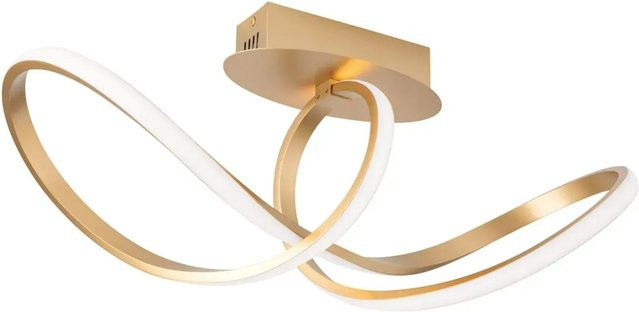 Orion Leuchten LED Deckenleuchte Gold dimmbar 1800lm 3000K Warmweiß - Bild 1