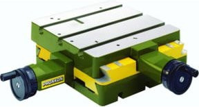 Proxxon Kreuztisch KT 150 aus Aluminium in Grün - Bild 1