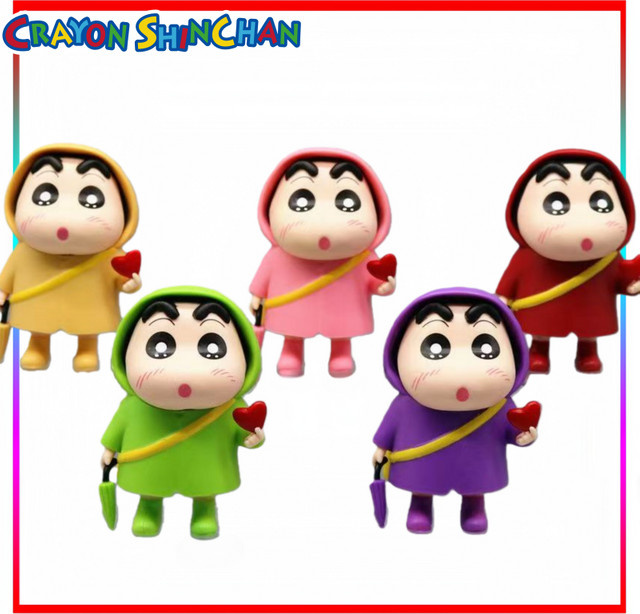 Bandai Crayon Shin-chan Figur, Desktop-Modell, grün, mehrfarbig - Bild 1
