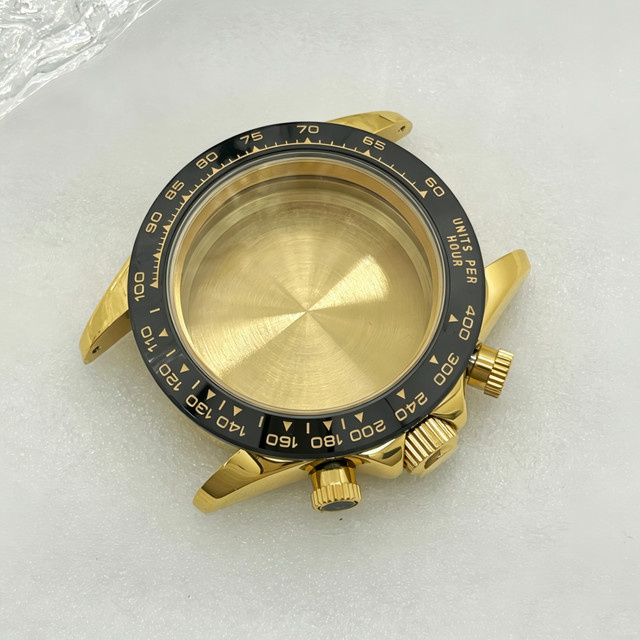 Brangdy Uhrengehäuse, Gold, Edelstahl, 39 mm, Saphir - Bild 1