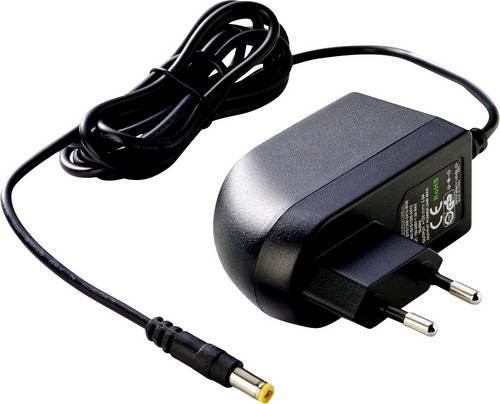 Dehner Elektronik SYS1308N-2412-W2E Steckernetzteil Schwarz, 12 V/DC 2.0A 24W, stabilisiert mit Barrel-Stecker - Bild 1