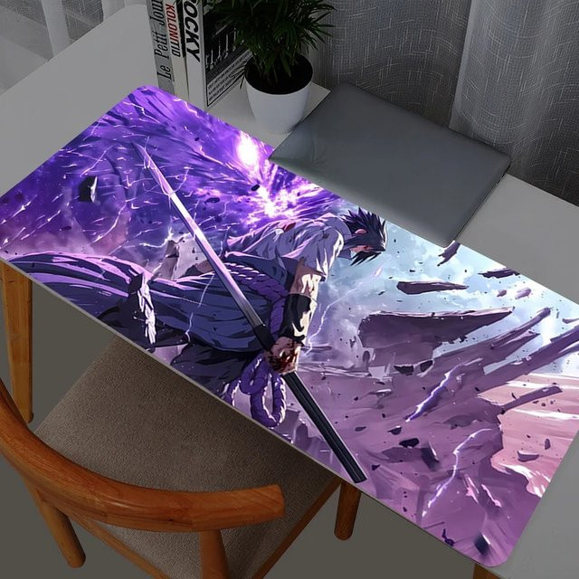 Bandai Naruto Sasuke Gaming Mauspad XXL in Lila - Bild 1