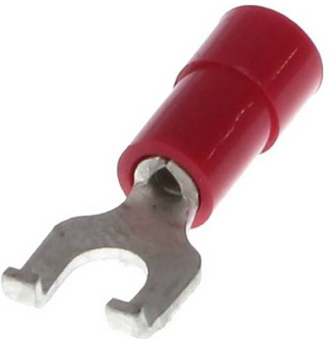 Molex 19121-0006 Gabelkabelschuh in Rot auf einer Vollrolle - Bild 1