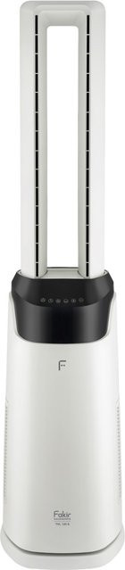 Fakir Turmventilator TVL 120 S in Weiß mit Fernbedienung, Timer, Oszillation und Sleep-Mode - Bild 1