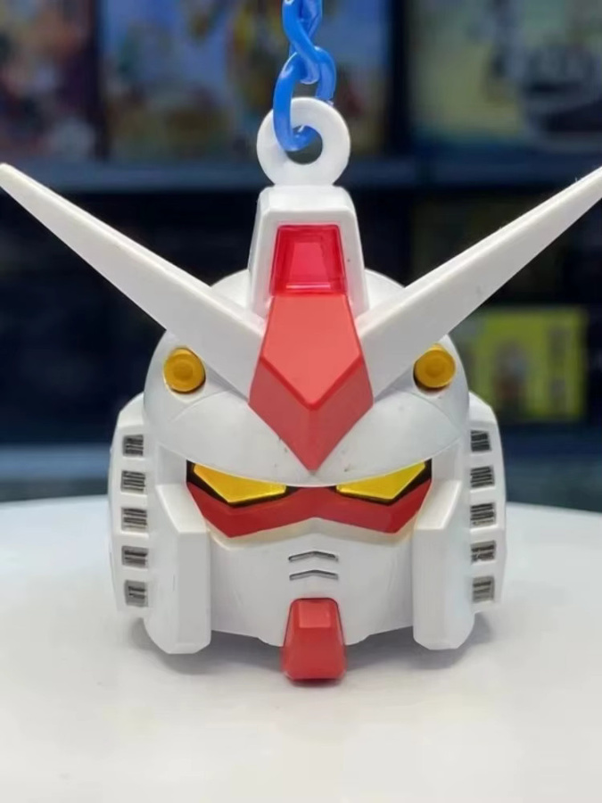 Bandai Sd Rx-78-2 Leuchtender Kopf-Taschenanhänger, PVC-Modell, Bunt / Mehrfarbig - Bild 5