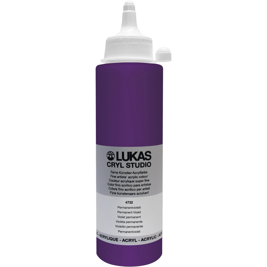 Lukas Cryl Studio Premium-Acrylfarbe Permanentviolett 250 ml - Bild 2