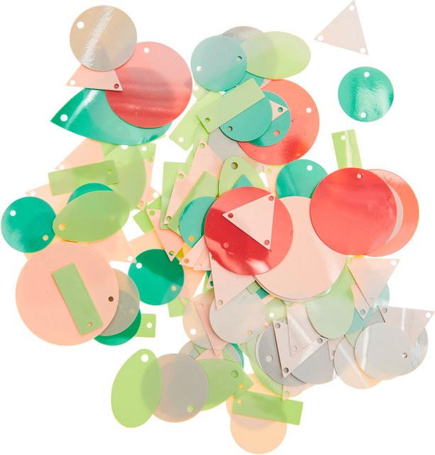 Rico Design Ohrring-Mix, Pailletten-Set, Neon, Unisex - Bild 1