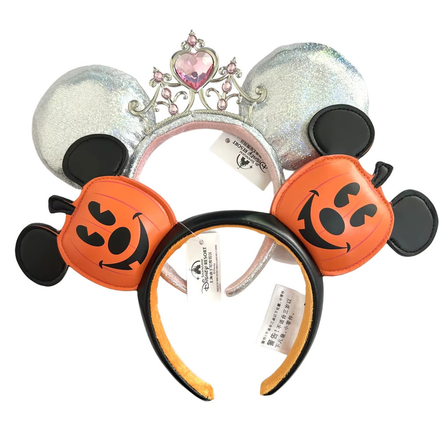 Disney Stirnband Mickey Minnie, PU Leder, Unisex - Bild 1