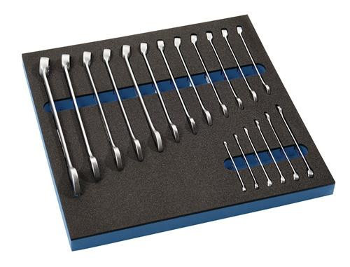 TECWERK Werkzeugmodul 18-teilig mit 3 Modulen und Schlüsselweiten 6-24mm in Silber - Bild 1