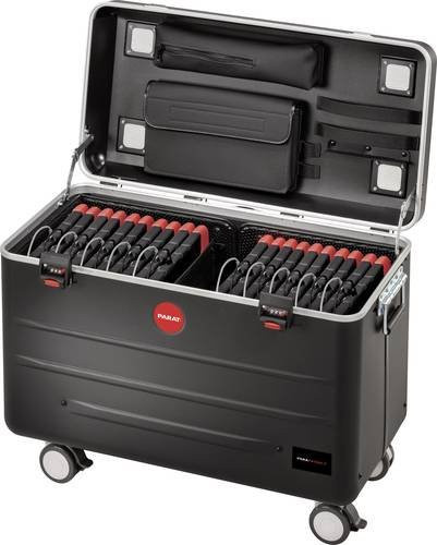Parat PARAPROJECT Case TC20 EDUCOVER+/KidsCover Mobiles Lade- und Managementsystem mit USB-Typ C und USB-A in Schwarz - Bild 1