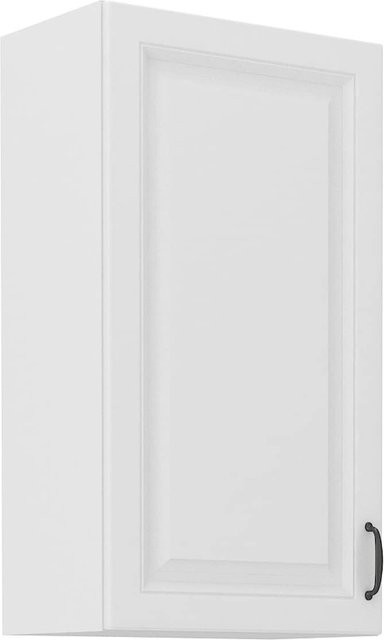 Hängeschrank Stilo Landhaus Weiß Matt Breite: 50 cm, Höhe: 90 cm - Bild 1