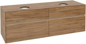 V&B Waschtischunterschrank Collaro für 2 Waschbecken mit LED, B/T/H: 160 x 54,8 x 50 cm - Bild 1
