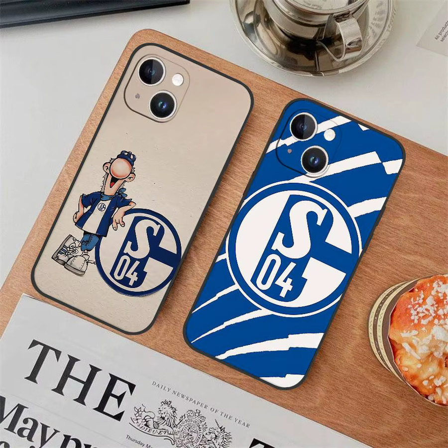 T-Schalke 04 Handyhülle für iPhone 17 16 15 14 13 12 11 Pro Max X XR XS in Schwarz - Bild 3