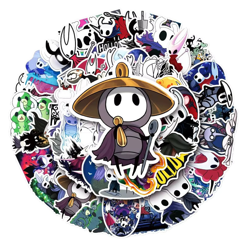 Bandai Hollow Knight Aufkleber, 50-teiliges Set, Fantasy, bunt - Bild 5