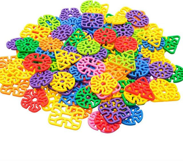 Binchi Geometrische Schneeflocke Konstruktion, Kunststoff, 10050 Stück, ab 14 Jahren - Bild 1