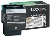 Lexmark Original Toner C540H1KG Rückgabe Tonerkassette Schwarz für Laserdrucker mit 2.500 Seiten Kapazität - Bild 1