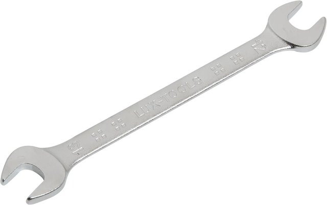 LUX-TOOLS Kombinationsschlüssel aus Chrom-Vanadium in Silber, Maul- und Ringschlüssel 12 mm x 13 mm - Bild 1