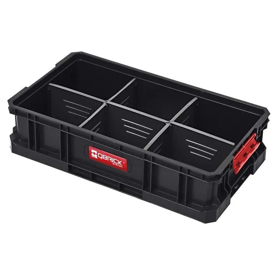 PROREGAL QBRICK Werkzeugkasten Two ohne Deckel, Schwarz, Metall, H x B x T: 30 x 53 x 13 cm, 14,3 Liter - Bild 2