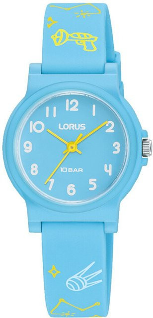 Lorus Kinderuhr, Analoguhr, Quarz, Kunststoff, Blau, 27 mm, 10 ATM - Bild 1