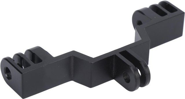Dualer Doppelkopf-Bewegungskamera-Halterungsadapter aus Aluminiumlegierung in Schwarz für GoPro - Bild 1