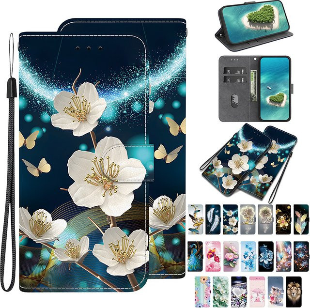 Stand Flip Wallet Case Leder-Schutzhülle für Xiaomi Redmi 9i 9A 9T 6 6A 7 Y3 7A 8 8A 9 POWER 9 Prime - Bild 1
