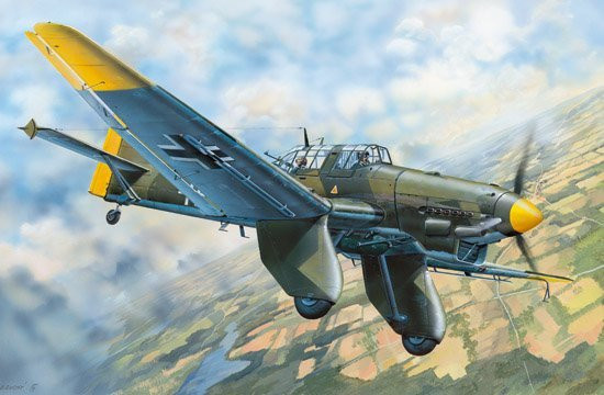 Trumpeter Junkers Ju 87 A Stuka, Modellbauzeug, 1:32, Grau - Bild 1
